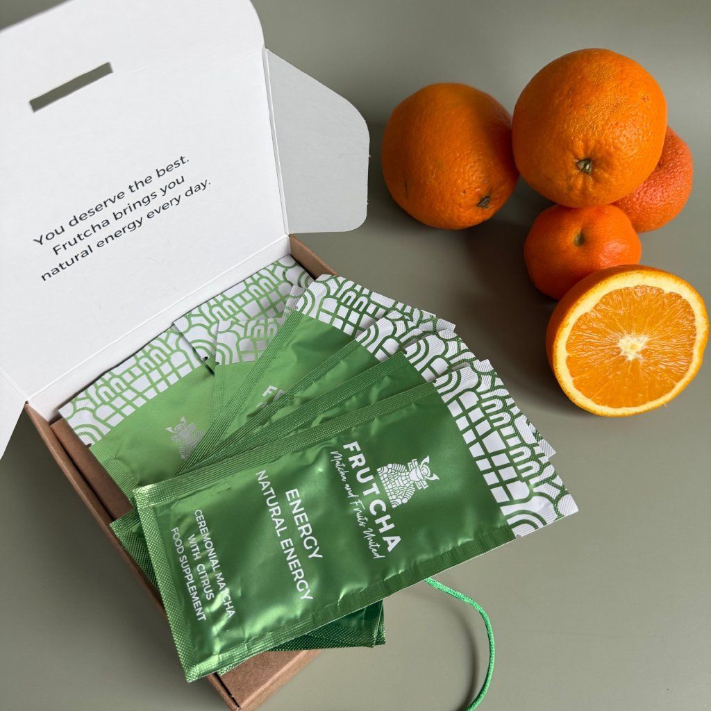 Frutcha Energy – pomeranč, mandarinka a kardamom